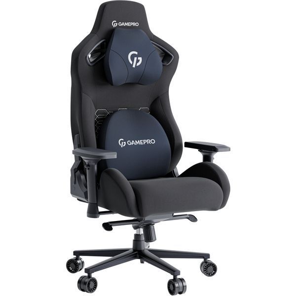 Крісло геймерське GamePro GC900B Fabric Black 000001793 фото