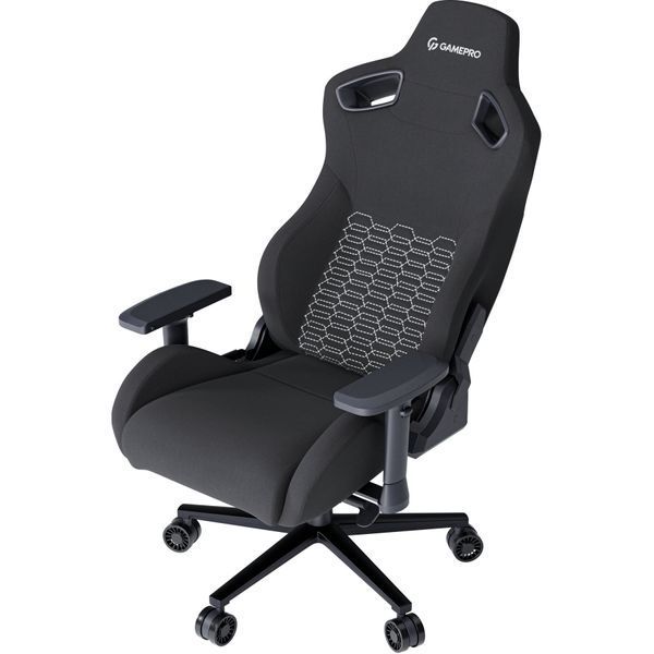Крісло геймерське GamePro GC900B Fabric Black 000001793 фото