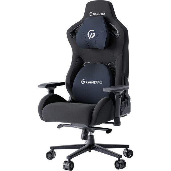 Крісло геймерське GamePro GC900B Fabric Black 000001793 фото