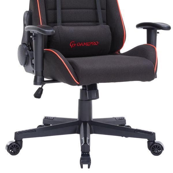 Крісло ігрове GamePro GC575FB Fabric Black&Red 000001794 фото