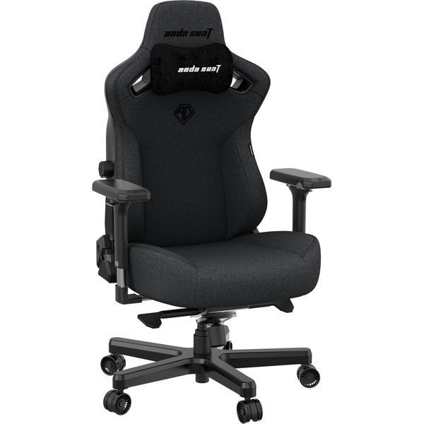 Крісло геймерське Anda Seat Kaiser 3 Dark Gray Fabric Size L 000001776 фото