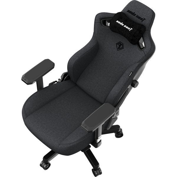 Крісло геймерське Anda Seat Kaiser 3 Dark Gray Fabric Size L 000001776 фото