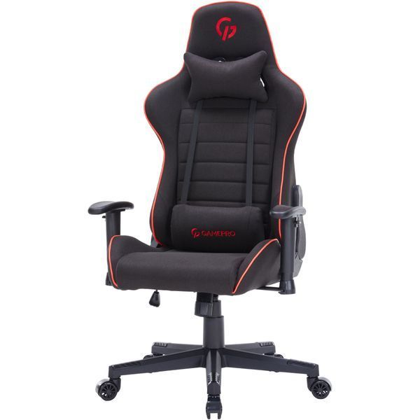 Крісло ігрове GamePro GC575FB Fabric Black&Red 000001794 фото