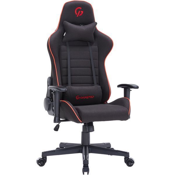 Крісло ігрове GamePro GC575FB Fabric Black&Red 000001794 фото