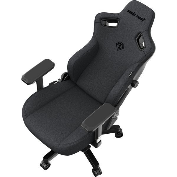 Крісло геймерське Anda Seat Kaiser 3 Dark Gray Fabric Size L 000001776 фото