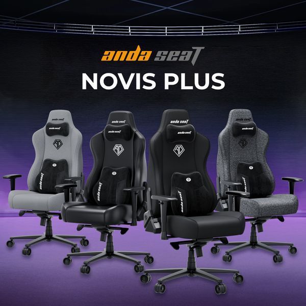 Кресло геймерское Anda Seat Novis Plus Black PVC Size XL 000002678 фото