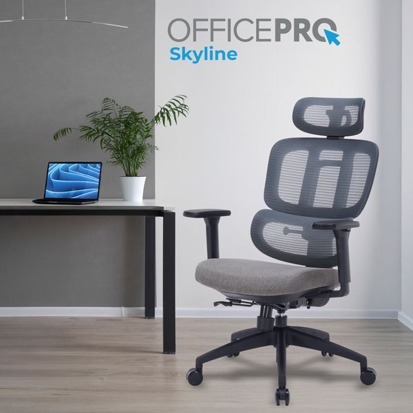 Крісло офісне OfficePro Skyline OC580-B-DG-DG 000002850 фото