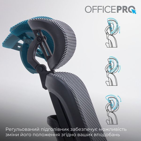 Крісло офісне OfficePro Skyline OC580-B-DG-DG 000002850 фото