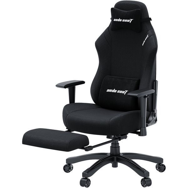 Кресло геймерское Anda Seat Luna Pro Black Fabric Size L 000002186 фото