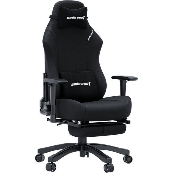 Кресло геймерское Anda Seat Luna Pro Black Fabric Size L 000002186 фото