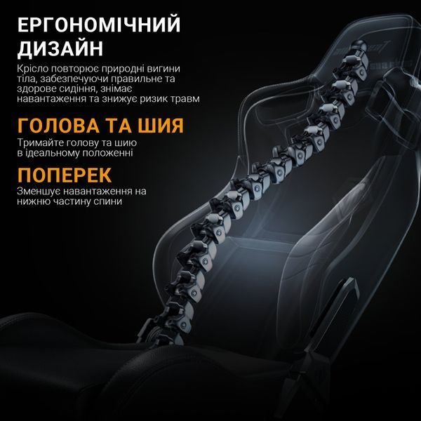 Крісло геймерське Anda Seat Kaiser 2 Pro Grey Fabric Size XL 000001585 фото