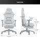 Кресло геймерское Anda Seat Luna Pro Black Fabric Size L 000002186 фото 17