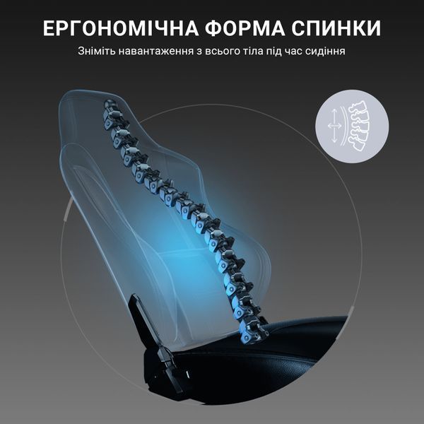 Крісло ігрове Anda Seat Luna Pro Gray Fabric Size L 000002187 фото