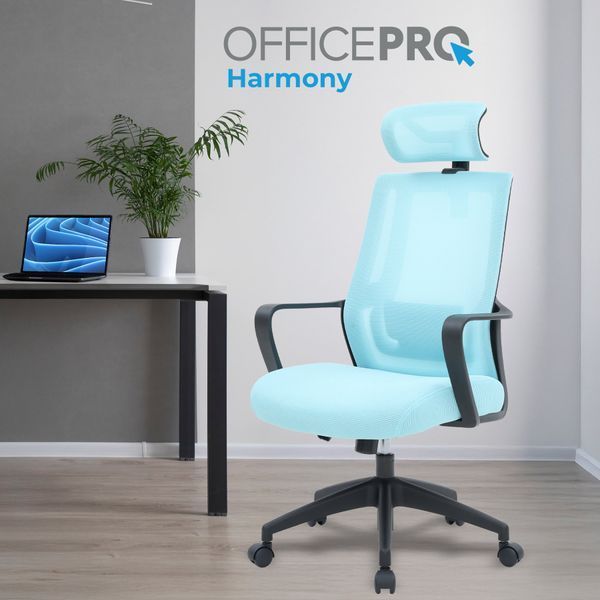 Кресло офисное OfficePro Harmony OC310-B-BL-BL 000002211 фото