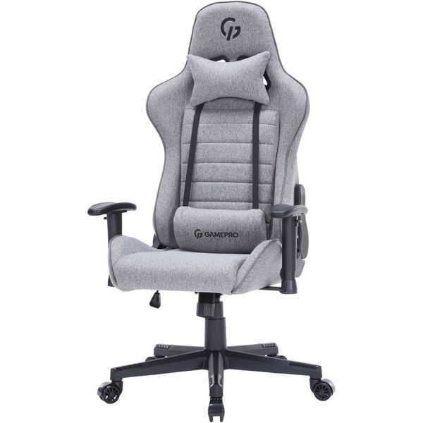 Крісло геймерське GamePro GC575FG Fabric Gray 000001795 фото