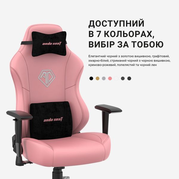 Крісло геймерське Anda Seat Phantom 3 Black/Black Size L 000000573 фото