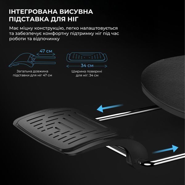 Крісло геймерське Sihoo Xallking X5C Mesh Black 000002467 фото