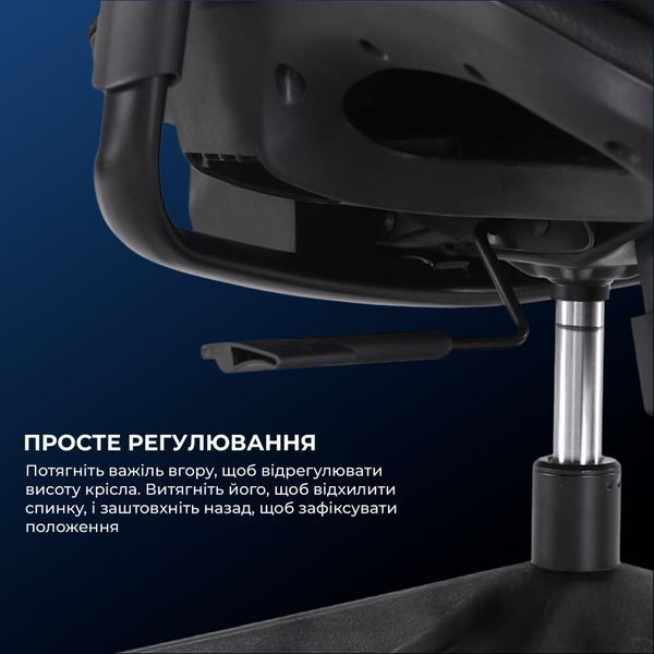 Крісло геймерське Sihoo Xallking X5C Mesh Black 000002467 фото