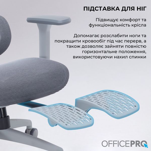 Крісло офісне OfficePro Skyline OC750-G-DG-DG 000002854 фото