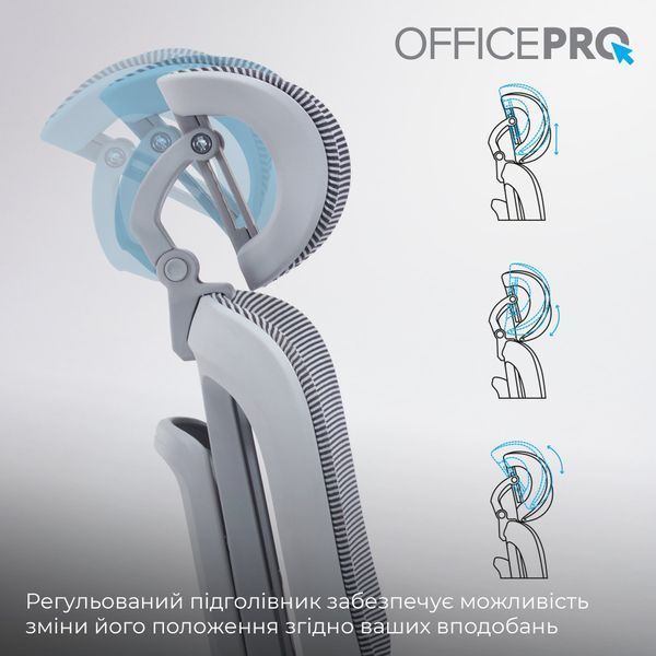 Крісло офісне OfficePro Skyline OC750-G-DG-DG 000002854 фото