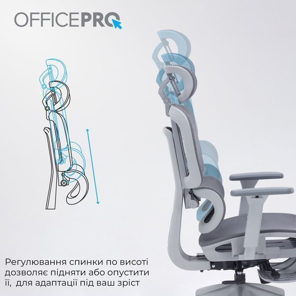 Крісло офісне OfficePro Skyline OC750-G-DG-DG 000002854 фото