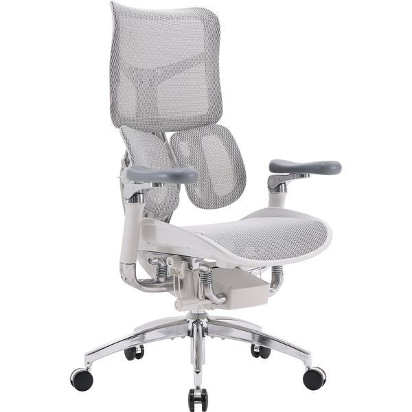 Крісло офісне Sihoo DORO S300 Mesh Light Grey 000002469 фото