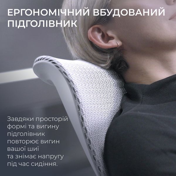 Крісло офісне Sihoo DORO S300 Mesh Light Grey 000002469 фото
