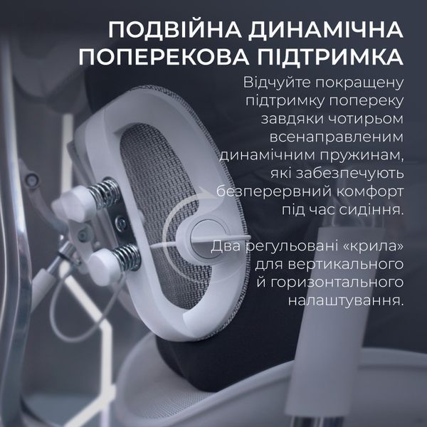 Крісло офісне Sihoo DORO S300 Mesh Light Grey 000002469 фото