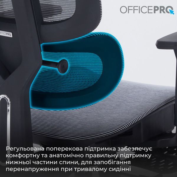 Крісло офісне OfficePro Skyline OC750-B-DG-DG 000002853 фото