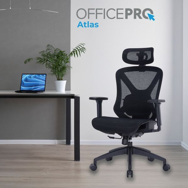 Кресло офисное Officepro Atlas OC630-B-B-B 000002477 фото
