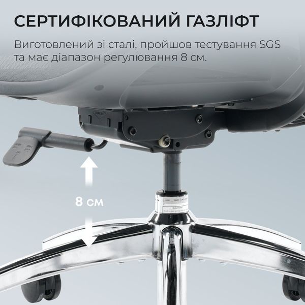 Кресло офисное Sihoo DORO S100 Mesh Black 000002470 фото