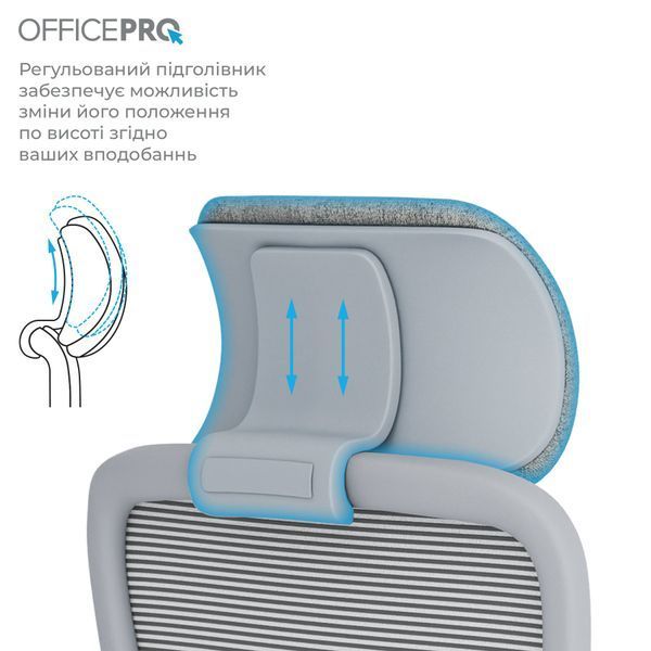 Кресло офисное OfficePro Wave OC599-G-G-G 000002224 фото Кресло офисное OfficePro Wave OC599-G-G-G 000002224 фото