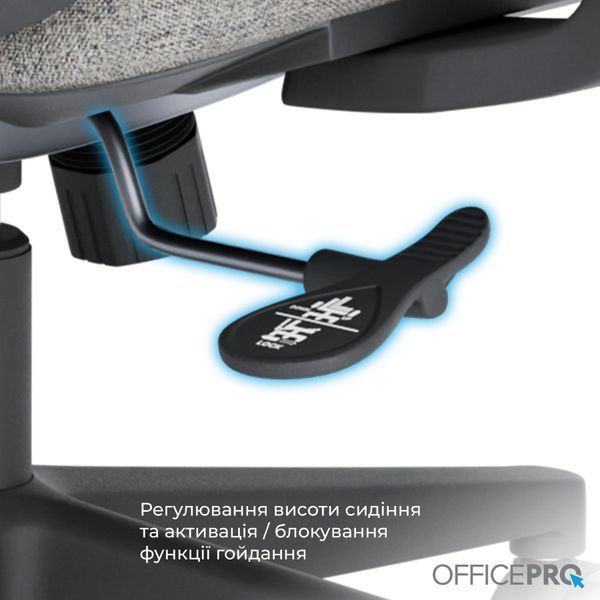 Крісло офісне OfficePro Wave OC599-B-DG-DG 000002223 фото