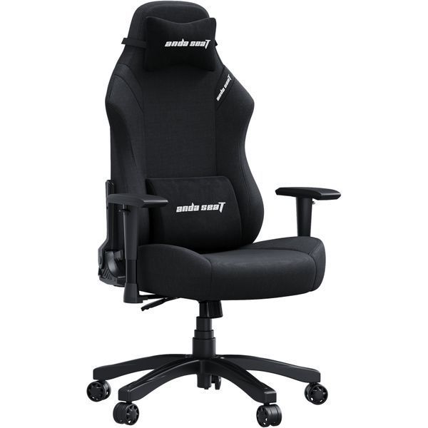 Крісло ігрове Anda Seat Luna Black Fabric Size L 000001439 фото