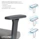 Крісло офісне OfficePro Wave OC599-B-DG-DG 000002223 фото 13
