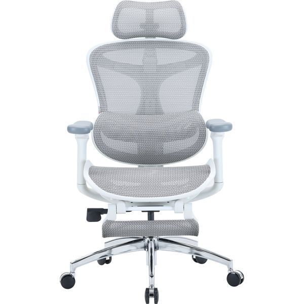 Крісло офісне з підставкою для ніг Sihoo DORO C300L Mesh White with footrest 000002835 фото Крісло офісне з підставкою для ніг Sihoo DORO C300L Mesh White with footrest 000002835 фото
