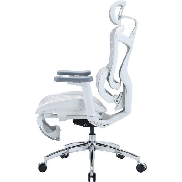 Крісло офісне з підставкою для ніг Sihoo DORO C300L Mesh White with footrest 000002835 фото Крісло офісне з підставкою для ніг Sihoo DORO C300L Mesh White with footrest 000002835 фото