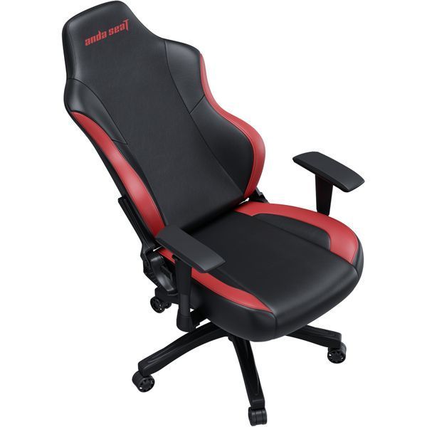 Крісло геймерське Anda Seat Luna Color Size L Black/Red PVC 000001531 фото