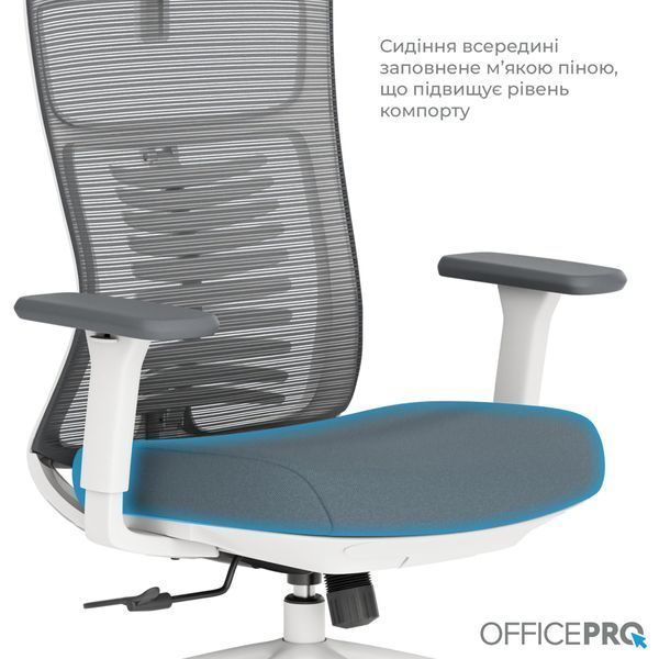 Кресло офисное OfficePro Balance OC550-W-DG-DG 000002214 фото