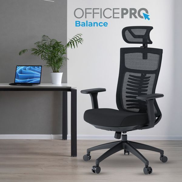 Крісло офісне OfficePro Balance OC550-B-B-B 000002215 фото