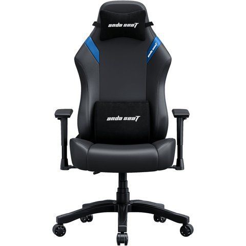 Крісло геймерське Anda Seat Luna Black/Blue Size L 000001441 фото