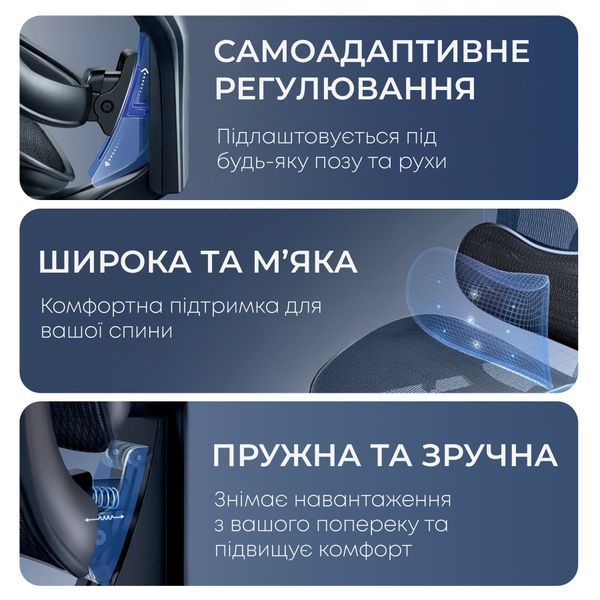 Крісло офісне Sihoo DORO C300L Mesh Black 000002463 фото