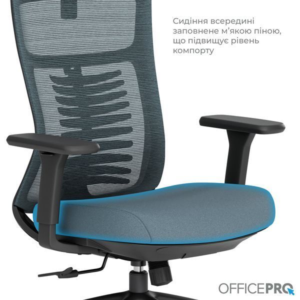 Крісло офісне OfficePro Balance OC550-B-DG-DG 000002216 фото