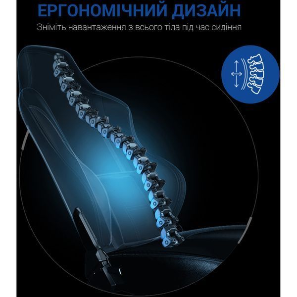 Крісло ігрове Anda Seat Luna Color Size L Black/Blue PVC 000001532 фото