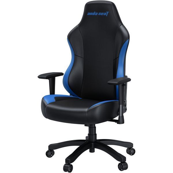 Крісло ігрове Anda Seat Luna Color Size L Black/Blue PVC 000001532 фото