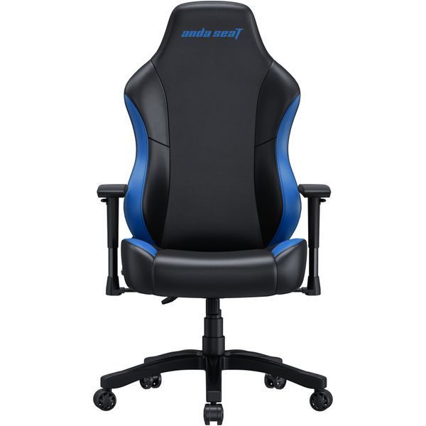 Крісло ігрове Anda Seat Luna Color Size L Black/Blue PVC 000001532 фото