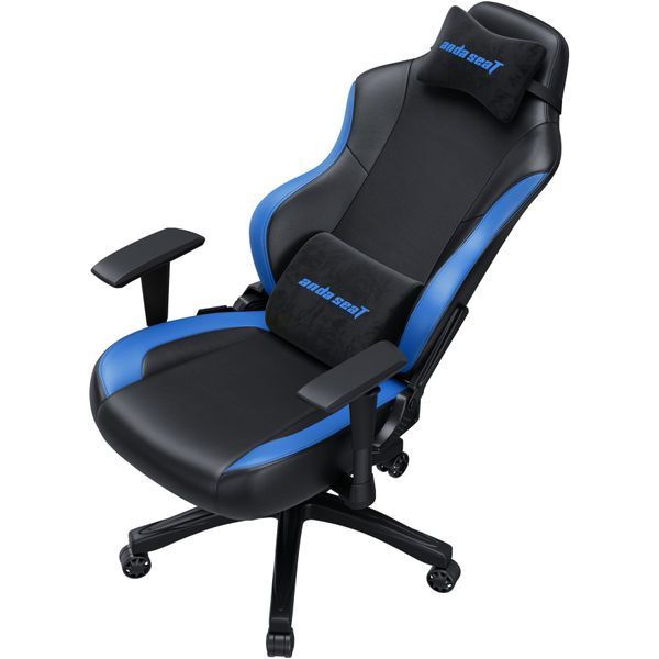 Крісло ігрове Anda Seat Luna Color Size L Black/Blue PVC 000001532 фото