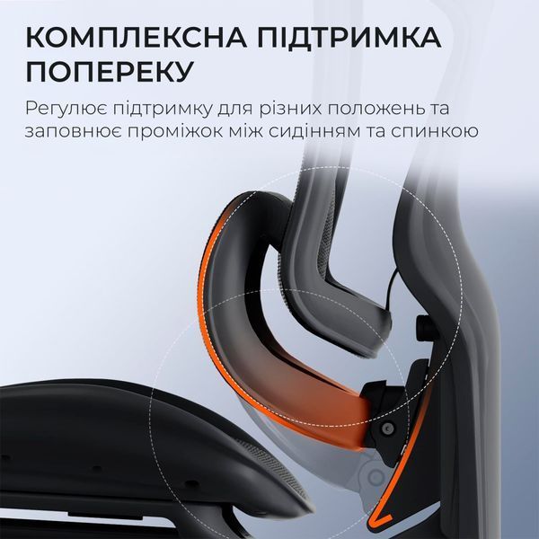 Крісло офісне Sihoo DORO C300 Pro Mesh Black 000002464 фото