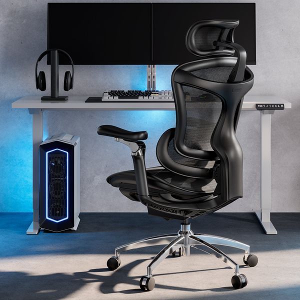 Крісло офісне Sihoo DORO C300 Pro Mesh Black 000002464 фото