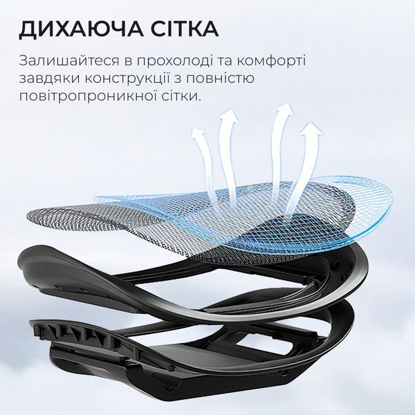 Крісло офісне Sihoo DORO C300 Pro Mesh Black 000002464 фото